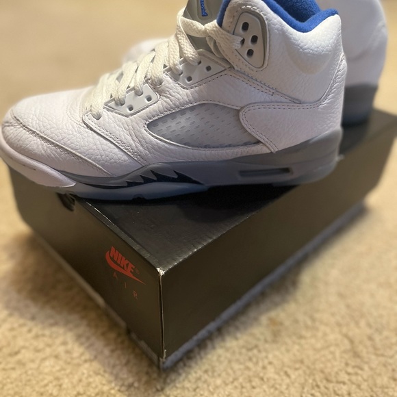 Air Jordan retro white gray and blue - Picture 4 of 8